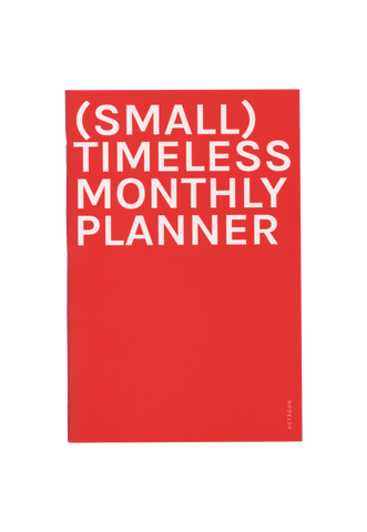 OCTAGON Agenda perpétuel (SMALL) MONTHLY PLANNER TIMELESS A5