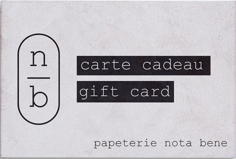 Carte Cadeau - Nota Bene