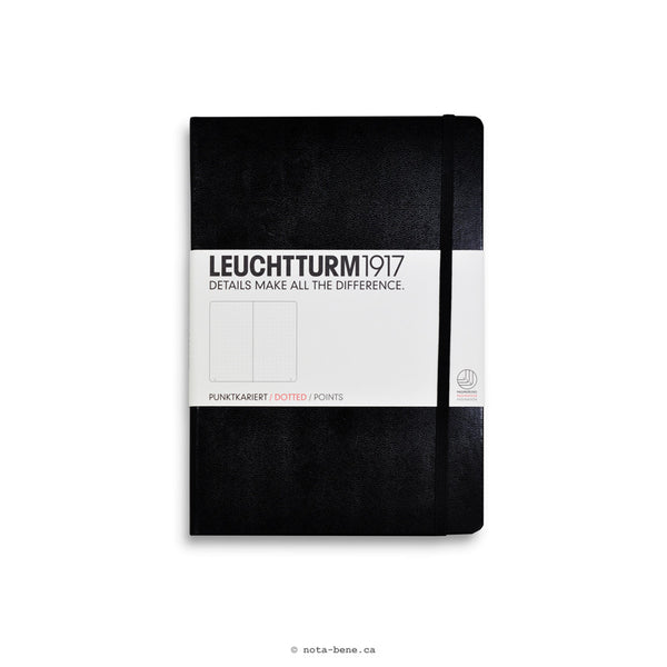 LEUCHTTURM 1917 Journal Moyen A5 Rigide Quadrillé- Plusieurs couleurs disponibles