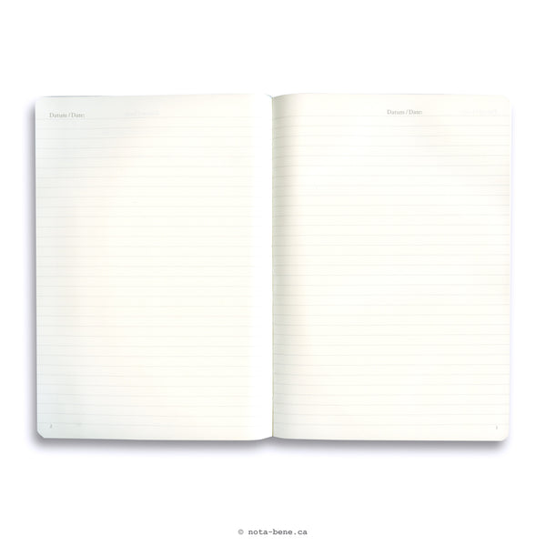LEUCHTTURM 1917 Journal Moyen A5 Rigide Ligné - Plusieurs couleurs disponibles