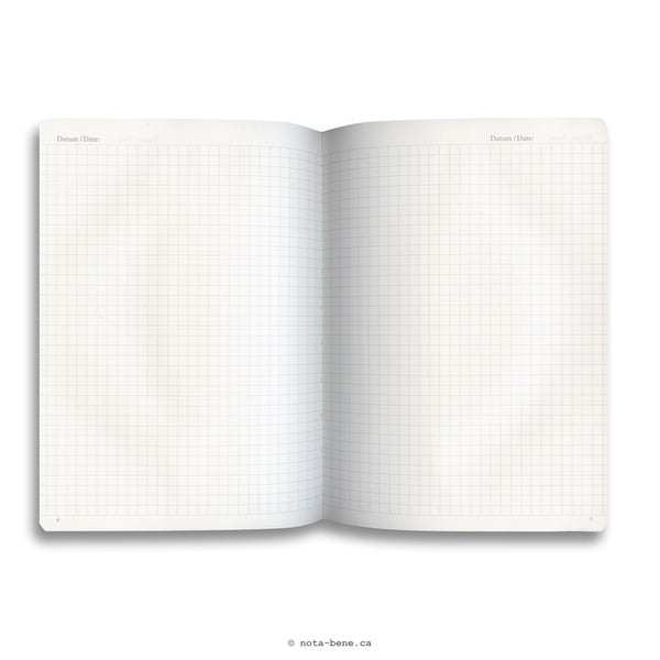 LEUCHTTURM 1917 Journal Moyen A5 Rigide Quadrillé- Plusieurs couleurs disponibles