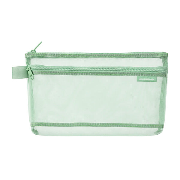 Coffre à crayon en maille Midori Édition limitée Pastel (grand)