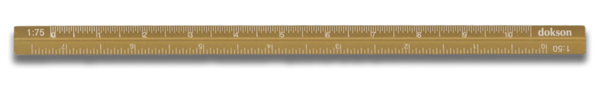 DOKSON Règle triangulaire 15cm