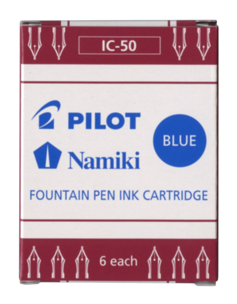 PILOT Cartouche d'encre Namiki (packet de 6) - Plusieurs couleurs disponibles
