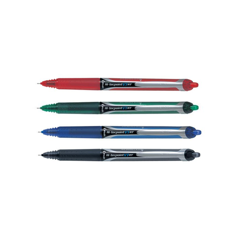 PILOT Stylo bille roulante V7 Grip RT (0.7 Pointe moyenne)