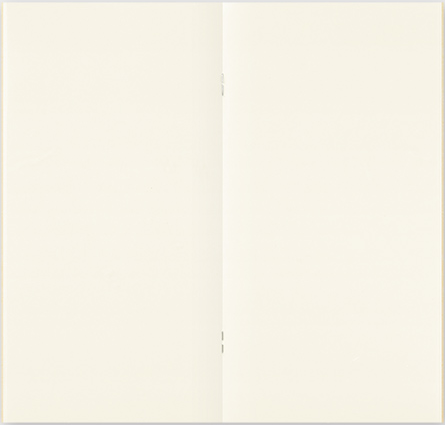 MIDORI TRAVELER'S COMPANY 025 Cahier Papier Crème Uni (format régulier)