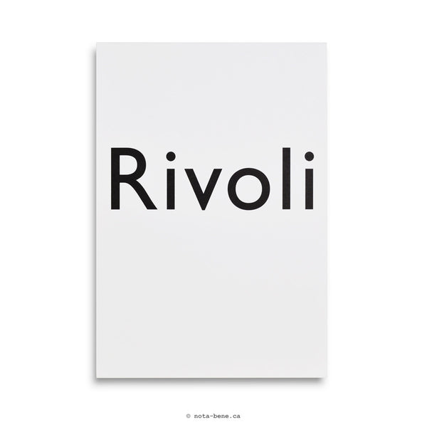 Carta Pura Bloc de papier à lettre Rivoli A4