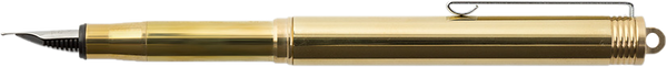 MIDORI TRAVELER'S COMPANY Stylo Plume Bullet en laiton