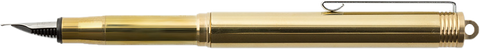 MIDORI TRAVELER'S COMPANY Stylo Plume Bullet en laiton