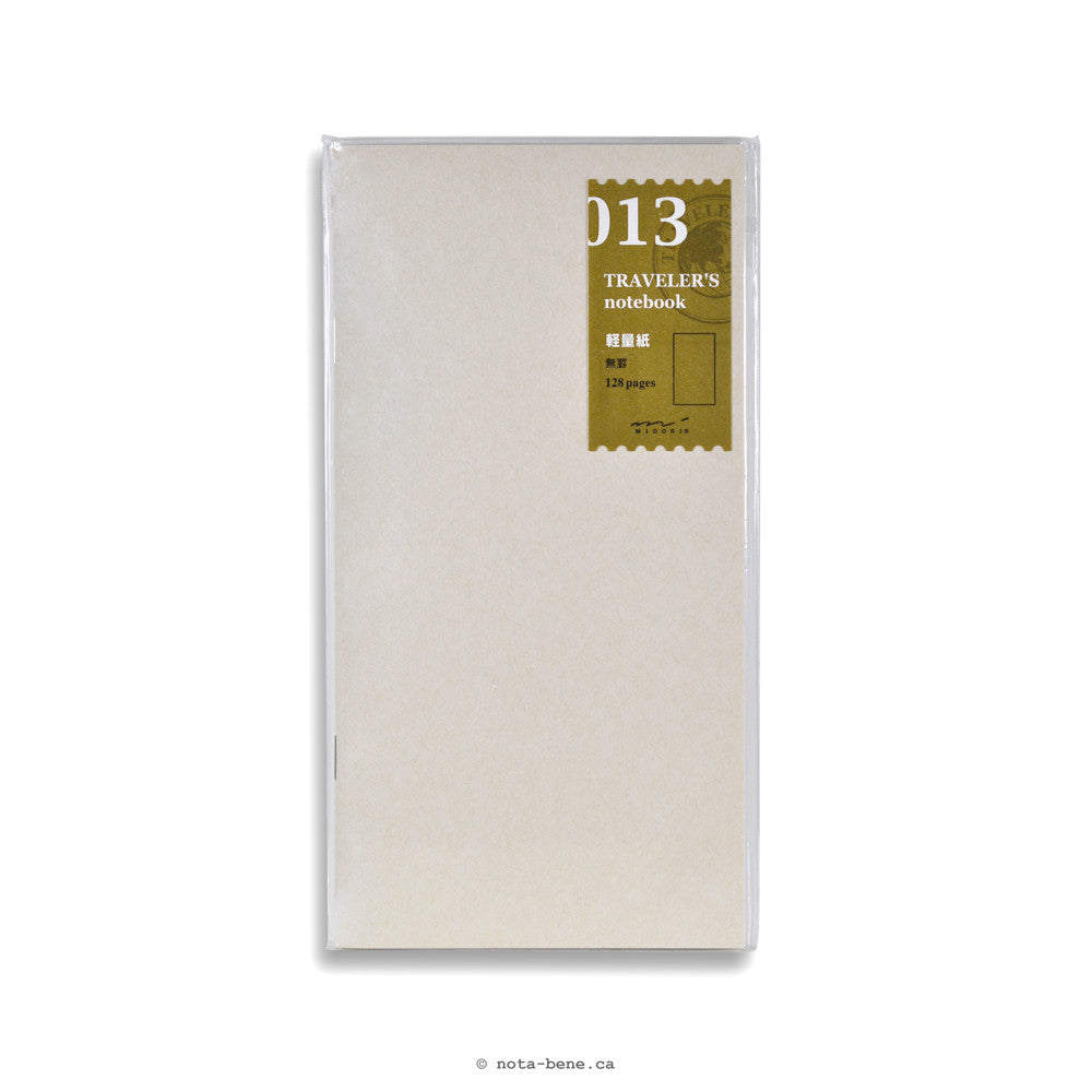 MIDORI TRAVELER'S COMPANY 013 Cahier Papier Léger (format régulier) [14287006]