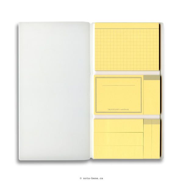 Midori Traveler's Notebook Notes autocollantes 022 (Format Régulier)