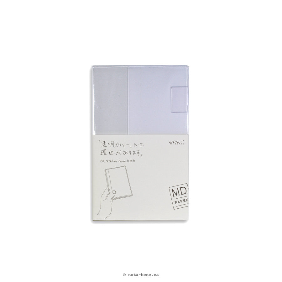 Midori MD Notebook Couverture transparente B6 Slim
