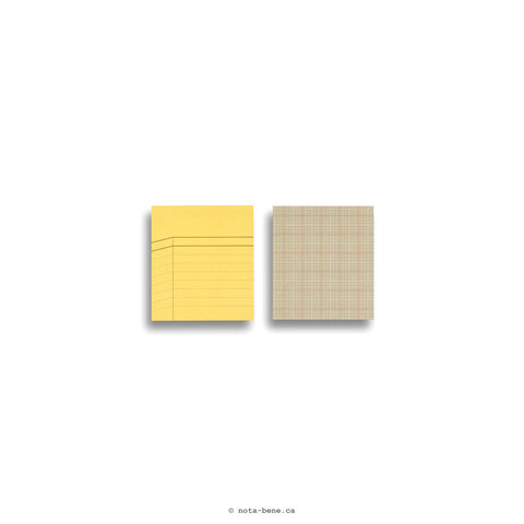 Paperways Blocs-notes de feuillets autocollants Gluememo Duo