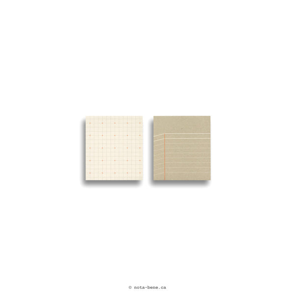 Paperways Blocs-notes de feuillets autocollants Gluememo Duo