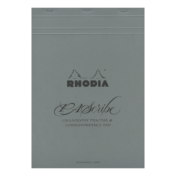 RHODIA PAScribe Bloc Notes Maya gris pour Calligraphy