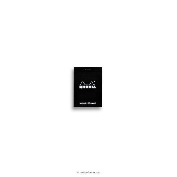 Rhodia Bloc Agrafé Pointillé Noir • Plusieurs tailles disponibles