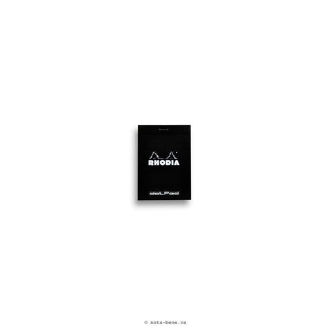 Rhodia Bloc Agrafé Pointillé Noir • Plusieurs tailles disponibles